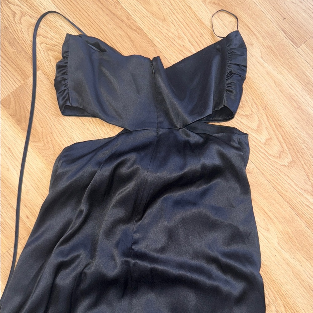 NWT Nicholas Mieta Gown with U-Bar Straps Size 4 $445 100% Silk - Picture 5 of 7